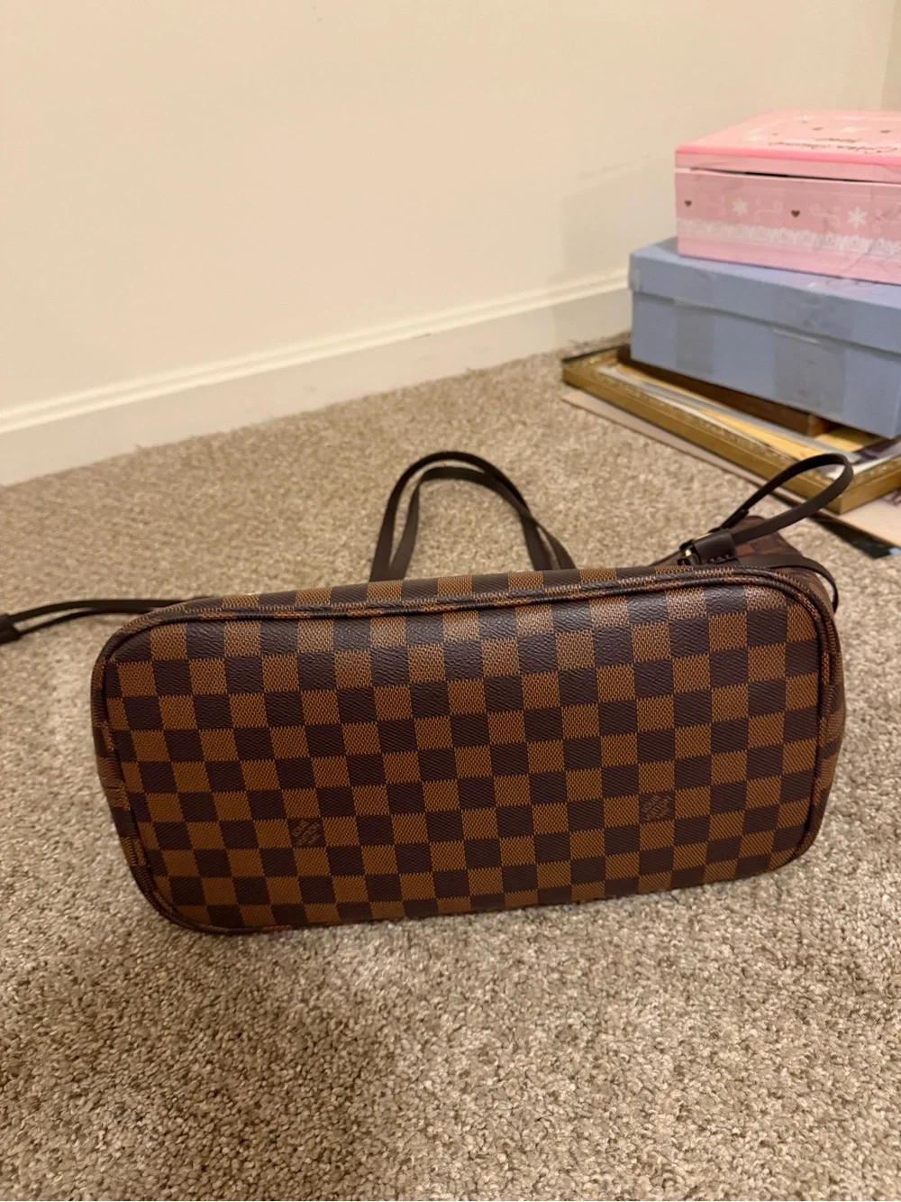 COPY - Louis Vuitton Brown Checkered Tote Bag